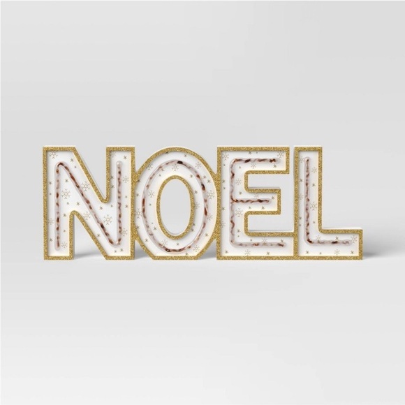 Lit LED 'Noel' Christmas Tabletop Sign - Wondershopтм - Picture 3 of 5